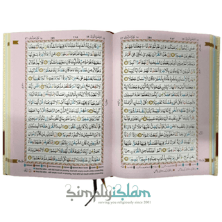 Colour coded Quran indo pak script A5 size small - simplyislam