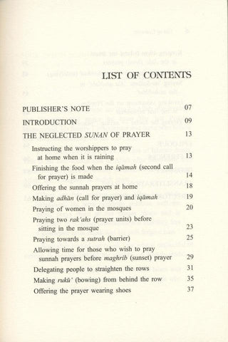 The Neglected Sunan of Prayer by Sameh Strauch - simplyislam