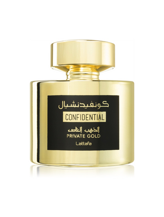 Lattafa Confidential Private Gold Unisex Perfume